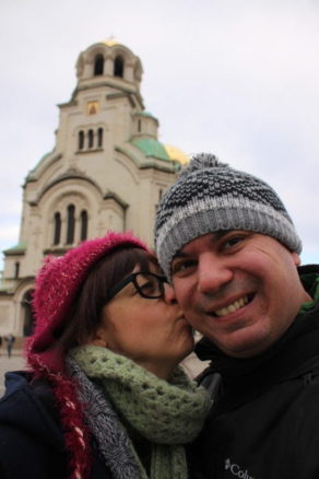 Alex & Bell selfie in Sofia