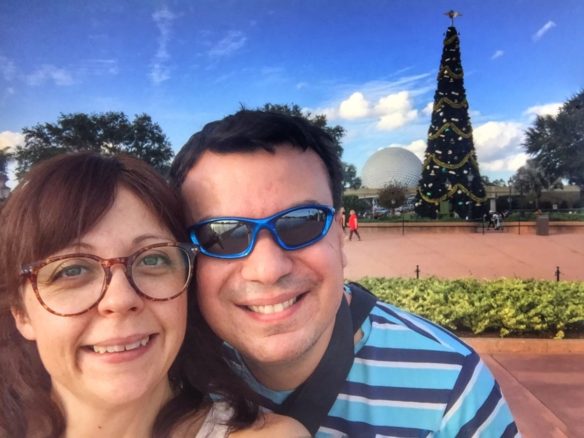 Epcot Ball at Christmas, Orlando