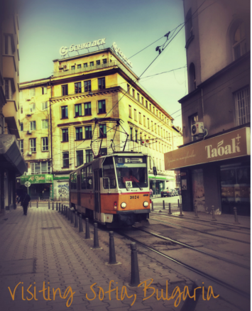 Tram or street car in Sofia