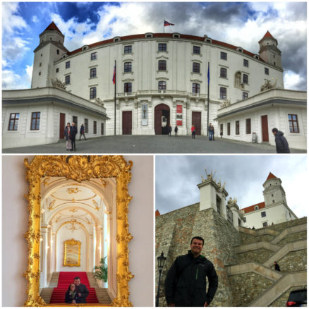 Alex and Bell at Bratislava Castle,