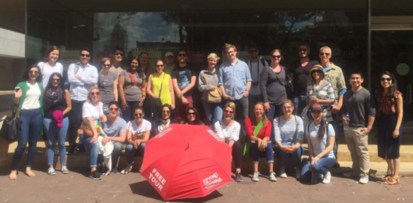 Group photo on the Beyond Colombia tour 