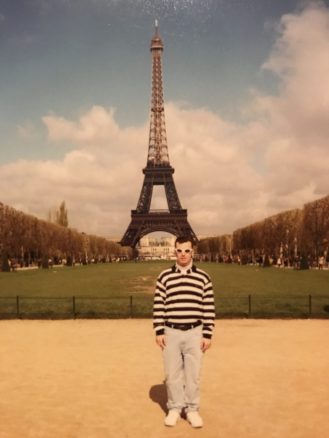 First Time in Paris 20 Years Ago, Eiffel Tower