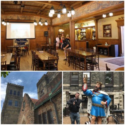 Collage of interior and exterior photos at the Best Place at the Historic Pabst Brewery