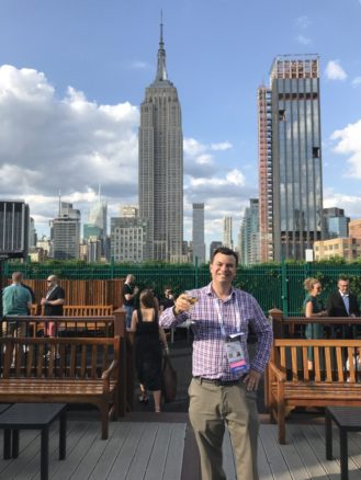 Empire State Building view - NYC rooftop bar