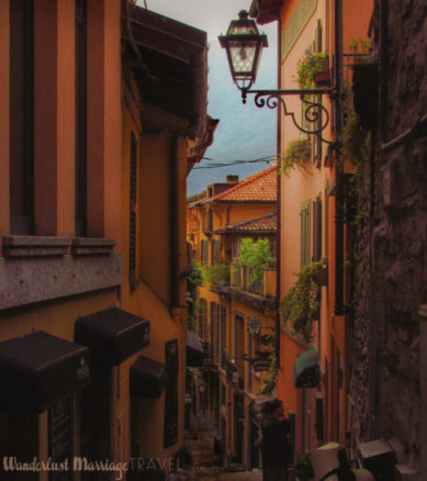 quaint small street in Bellagio