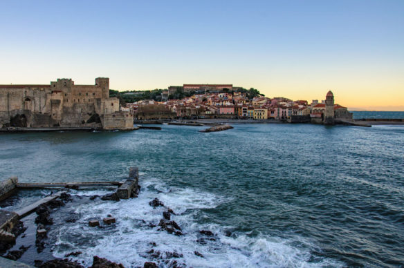 Collioure, South of France on the sea