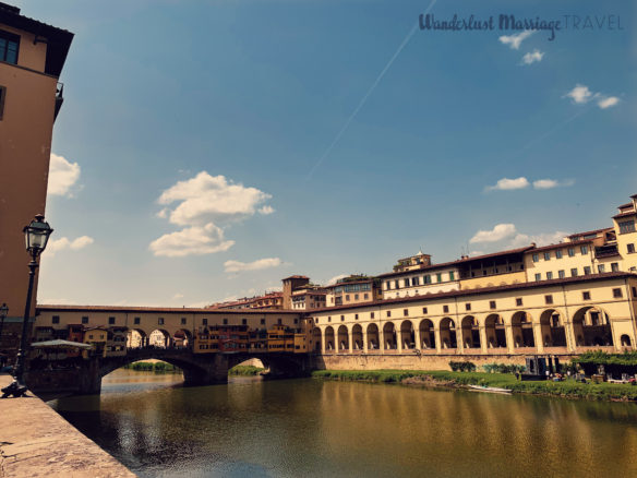 The famous Ponte Vecchio Bridge