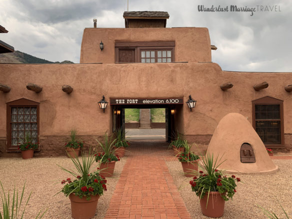 Entrance to the Fort restaurant