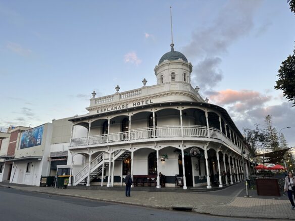 The Esplanade Hotel is one of the many examples of Victorian architecture in Fremantle, Australia.