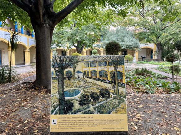Espace Van Gogh in Arles, France is the former hospital where the artist was treated after he cut off part of his ear. 