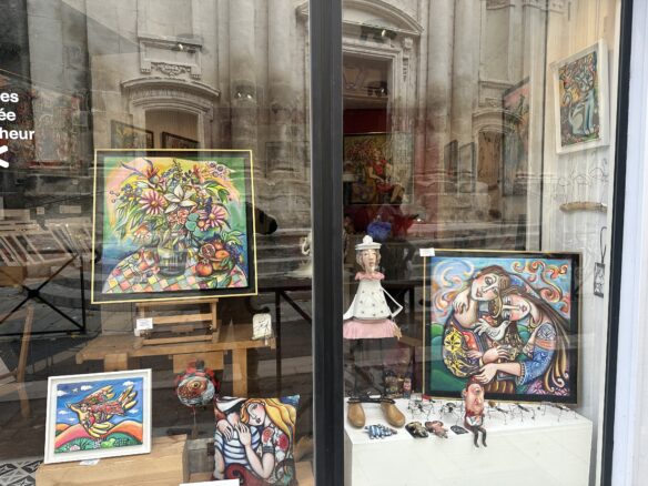 Modern art in Arles, France