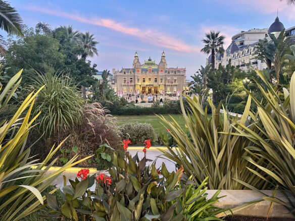 Casino de Monte Carlo viewed from the Jardins de la Petite Afrique